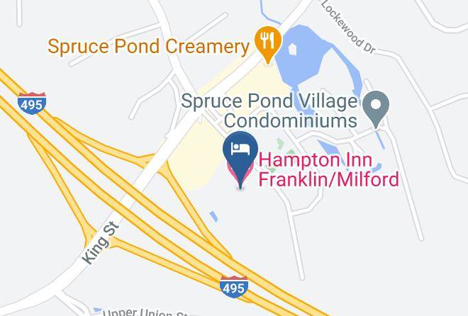 Norfolk - Hampton Inn Franklin Milford Maps