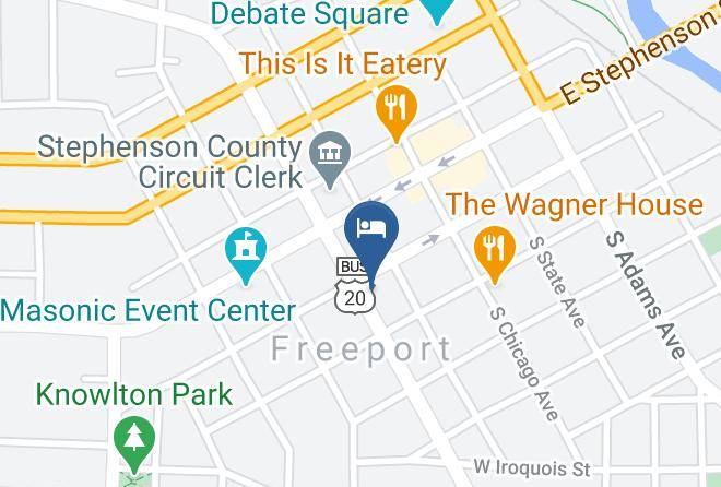 Stephenson - Hampton Inn Freeport Maps