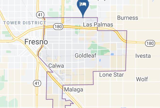 Fresno - Hampton Inn Fresno Airport Maps