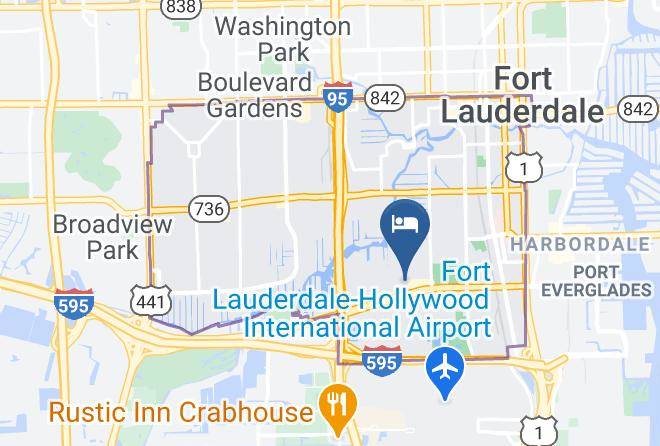 Broward - Hampton Inn Ft Lauderdale Airport North Cruise Port Maps