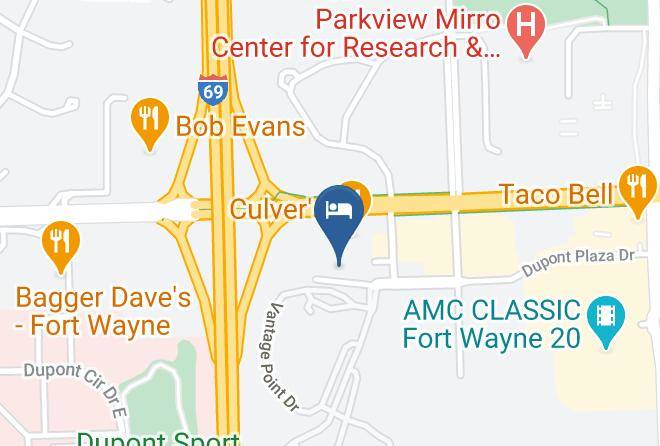 Allen - Hampton Inn Ft Wayne Dupont Road Maps
