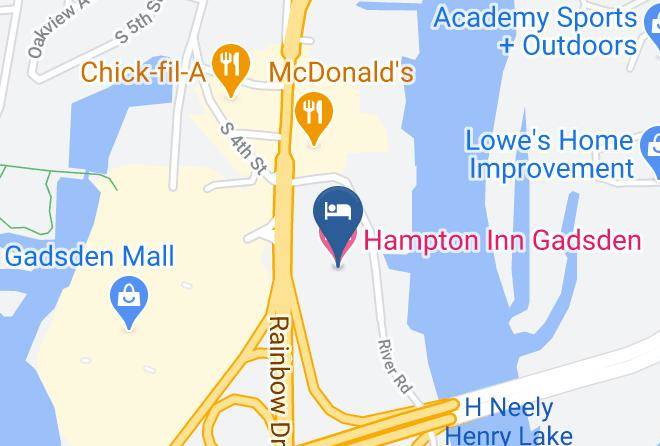 Etowah - Hampton Inn Gadsden Maps