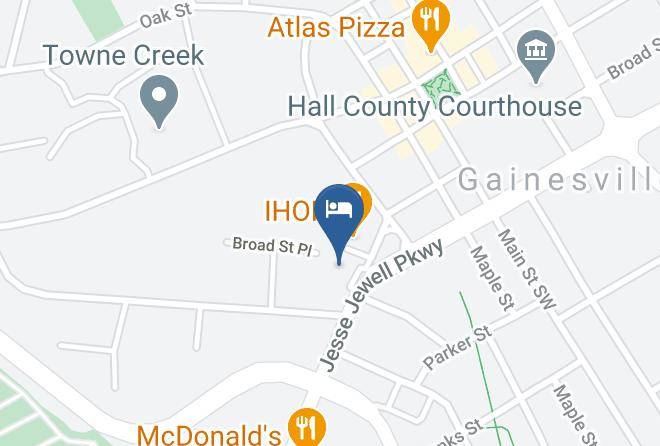 Hall - Hampton Inn Gainesville Maps