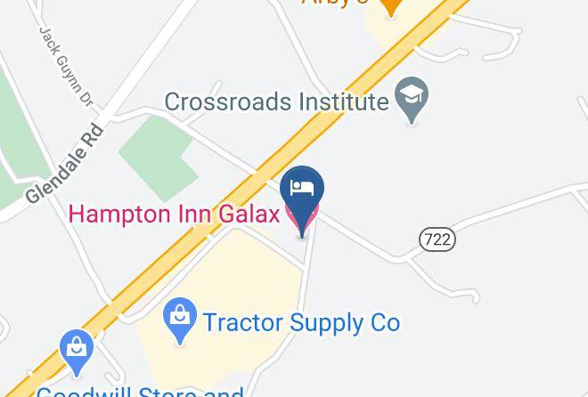 Galax City - Hampton Inn Galax Maps