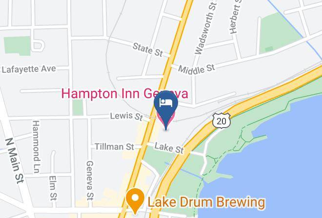 Hampton Inn Geneva Map