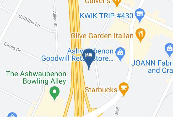 Hampton Inn Green Bay Map