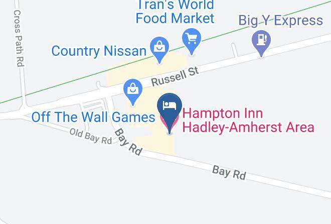 Hampshire - Hampton Inn Hadley Amherst Area Maps