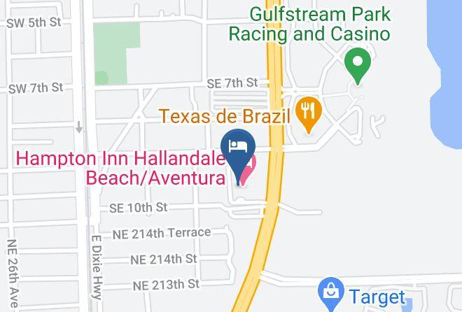 Hampton Inn Hallandale Beach Aventura Map