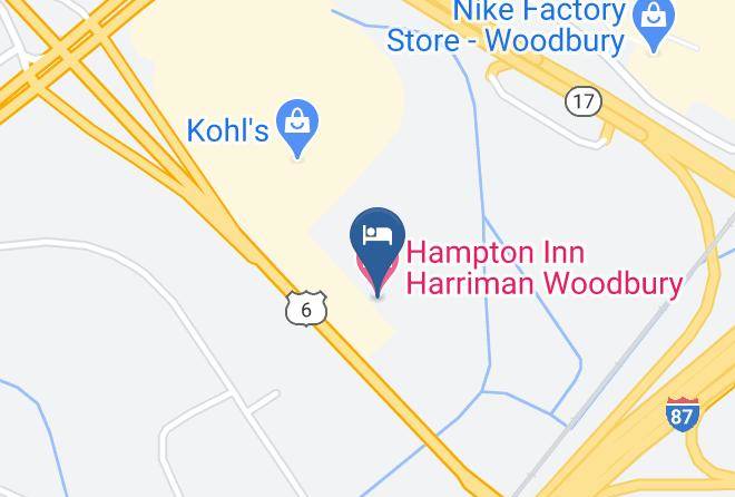 Orange - Hampton Inn Harriman Woodbury Maps