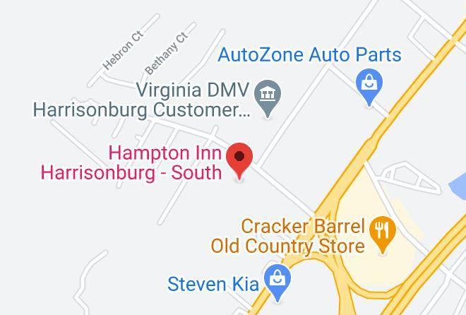 Harrisonburg City - Hampton Inn Harrisonburg South Maps