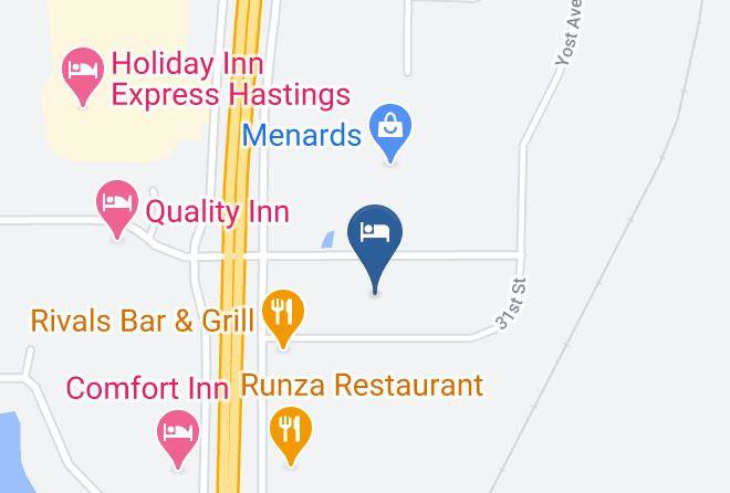 Adams - Hampton Inn Hastings Maps