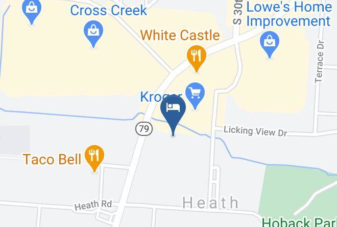 Licking - Hampton Inn Heath Newark Maps