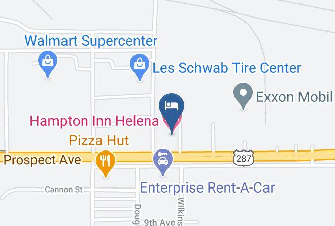 Lewis And Clark - Hampton Inn Helena Maps