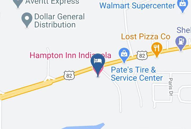 Hampton Inn Indianola Map