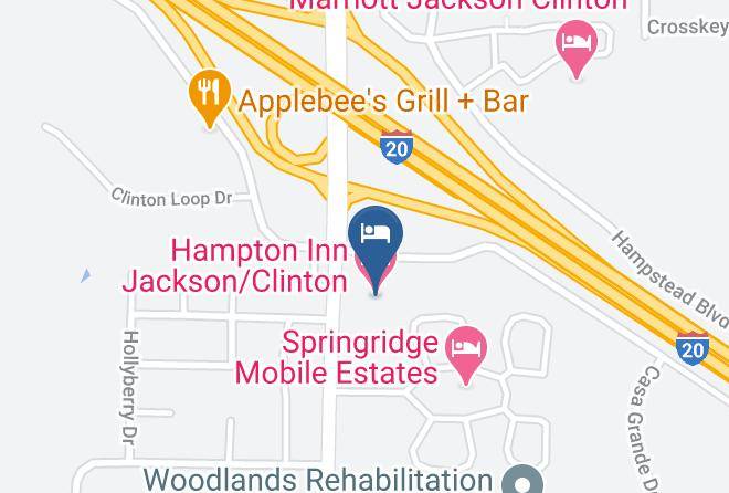 Hinds - Hampton Inn Jackson Clinton Maps