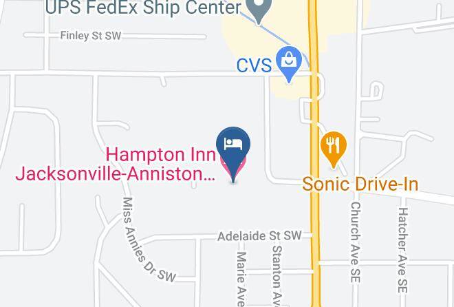 Calhoun - Hampton Inn Jacksonville Anniston Area Maps