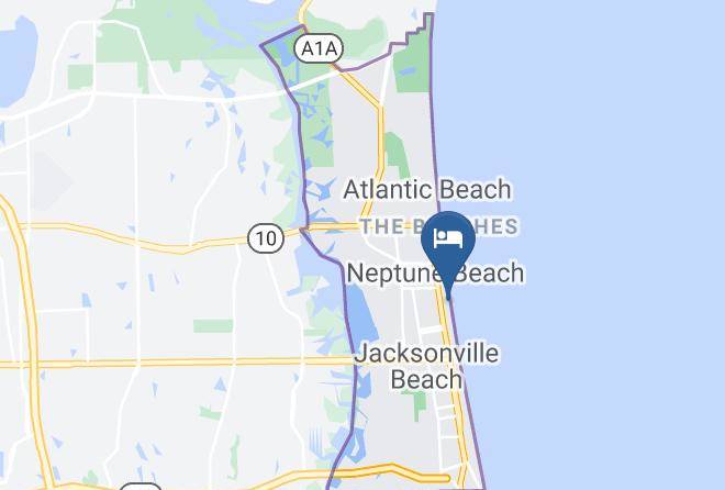 Duval - Hampton Inn Jacksonville Beach Oceanfront Maps