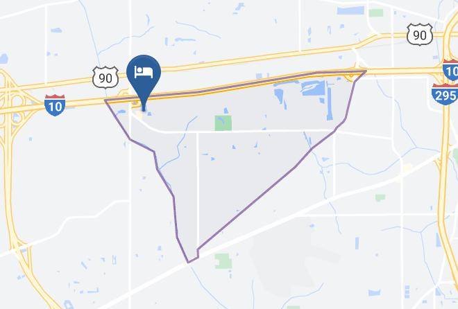 Hampton Inn Jacksonville I 10 West Map