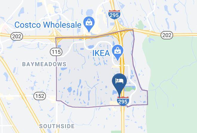 Duval - Hampton Inn Jacksonville I 295 East Baymeadows Maps