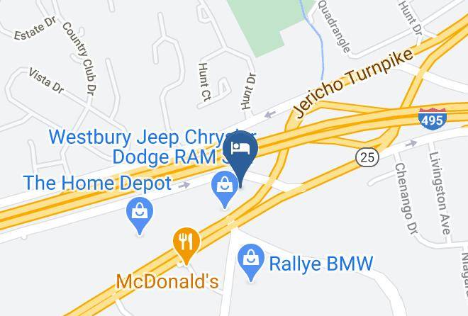 Nassau - Hampton Inn Jericho Westbury Maps