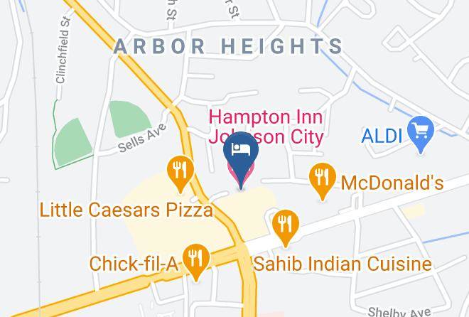 Washington - Hampton Inn Johnson City Maps