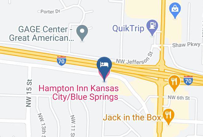 Jackson - Hampton Inn Kansas City Blue Springs Maps