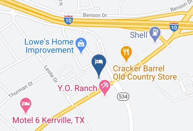 Hampton Inn Kerrville Map