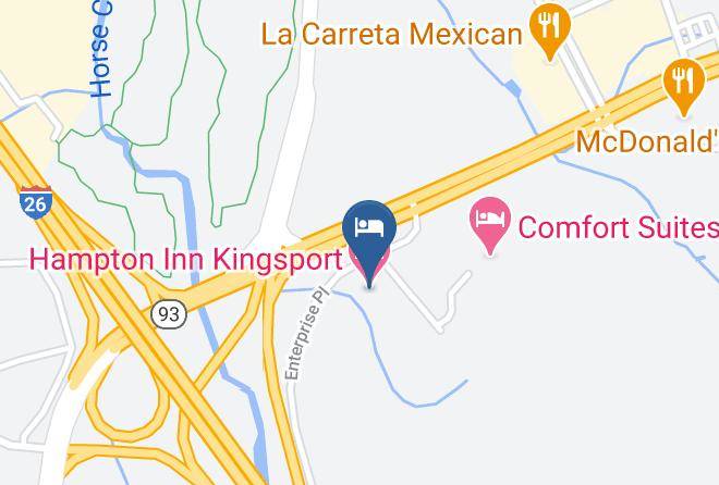 Sullivan - Hampton Inn Kingsport Maps