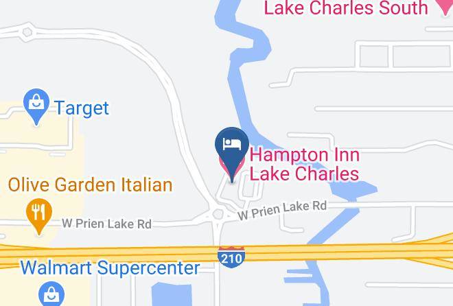 Calcasieu Par - Hampton Inn Lake Charles Maps
