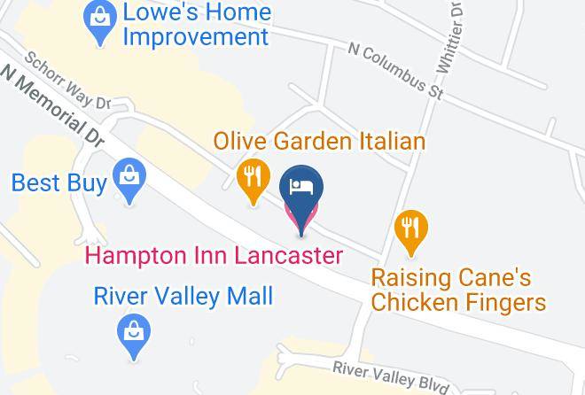 Fairfield - Hampton Inn Lancaster Maps