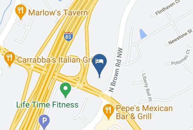 Gwinnett - Hampton Inn Lawrenceville Duluth Maps
