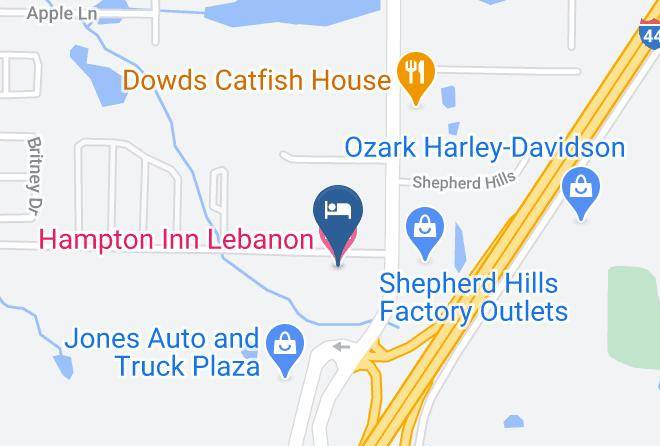 Laclede - Hampton Inn Lebanon Maps