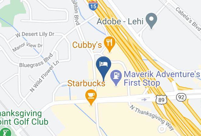 Utah - Hampton Inn Lehi Thanksgiving Point Maps