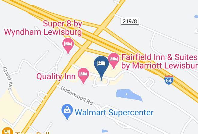 Greenbrier - Hampton Inn Lewisburg Maps