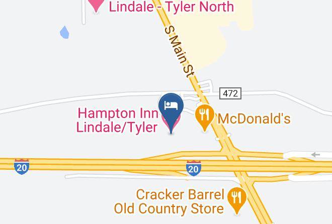 Hampton Inn Lindale Tyler Map