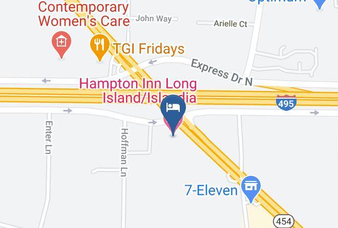 Suffolk - Hampton Inn Long Island Islandia Maps