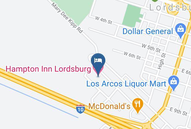 Hidalgo - Hampton Inn Lordsburg Maps