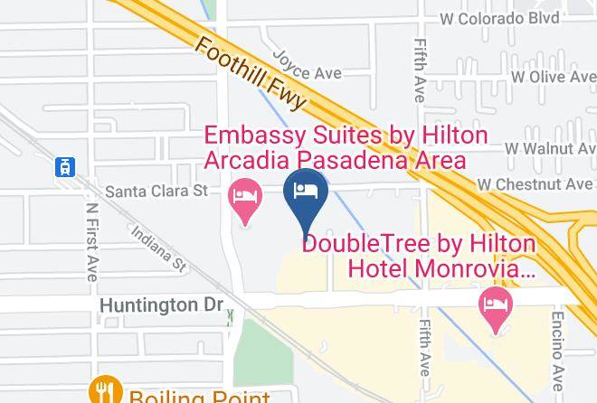 Los Angeles - Hampton Inn Los Angeles Arcadia Pasadena Maps