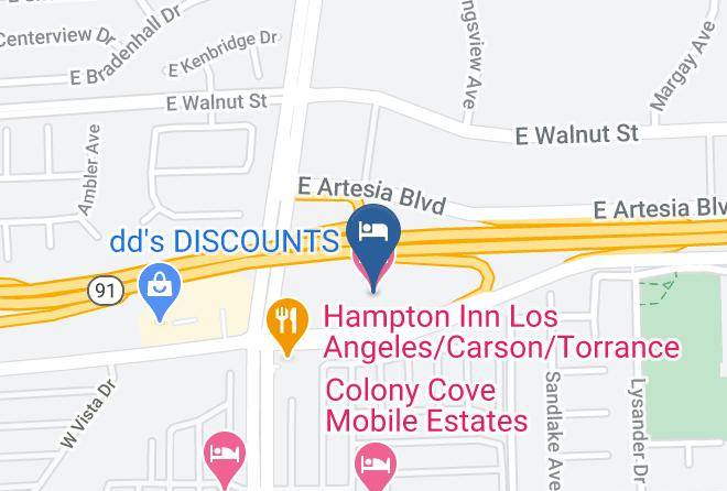 Los Angeles - Hampton Inn Los Angeles Carson Torrance Maps