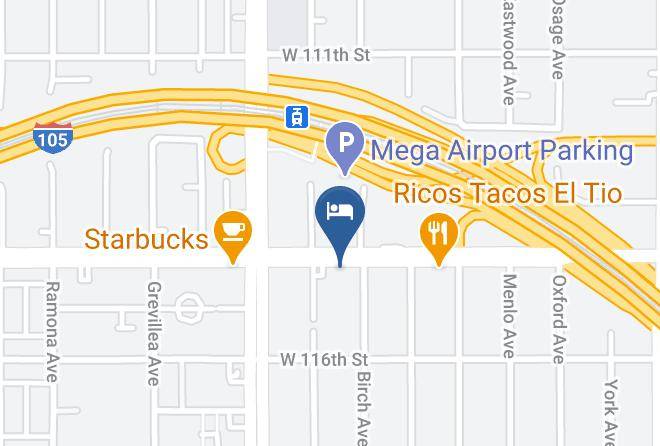 Los Angeles - Hampton Inn Los Angeles Int'l Airport Hawthorne Maps