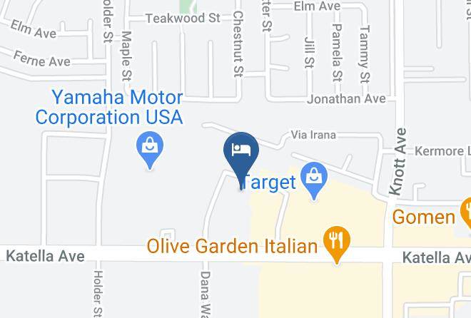 Orange - Hampton Inn Los Angeles Orange County Cypress Maps