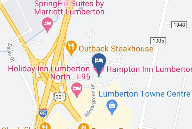 Robeson - Hampton Inn Lumberton Maps
