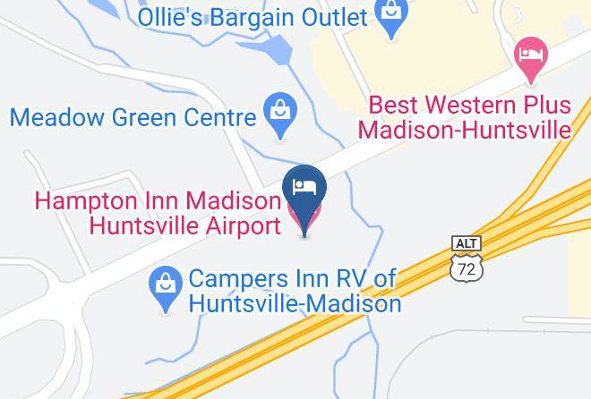 Madison - Hampton Inn Madison Huntsville Airport Maps