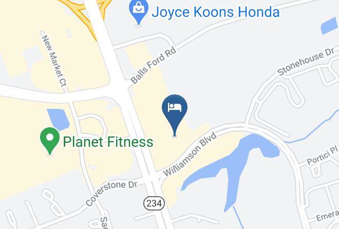 Hampton Inn Manassas Map