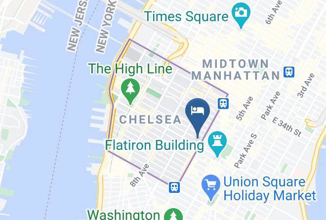 New York - Hampton Inn Manhattan Chelsea Maps
