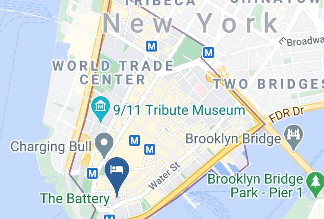 New York - Hampton Inn Manhattan Downtown Financial District Maps