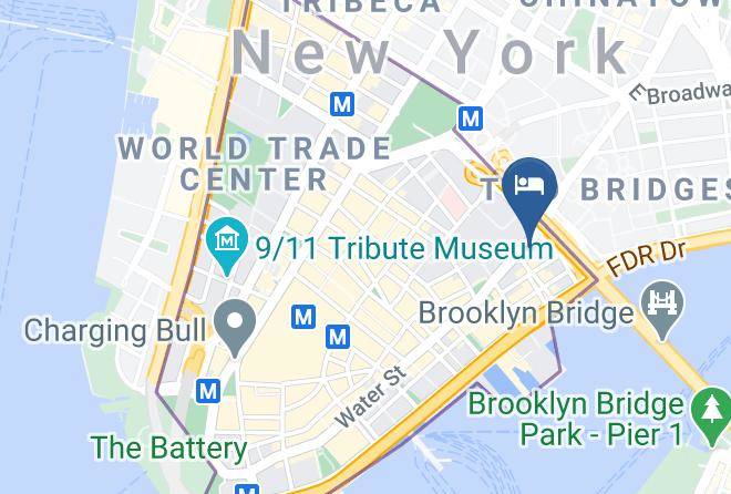 New York - Hampton Inn Manhattan Seaport Financial District Maps