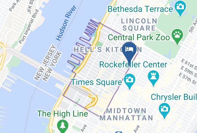New York - Hampton Inn Manhattan Times Square North Maps