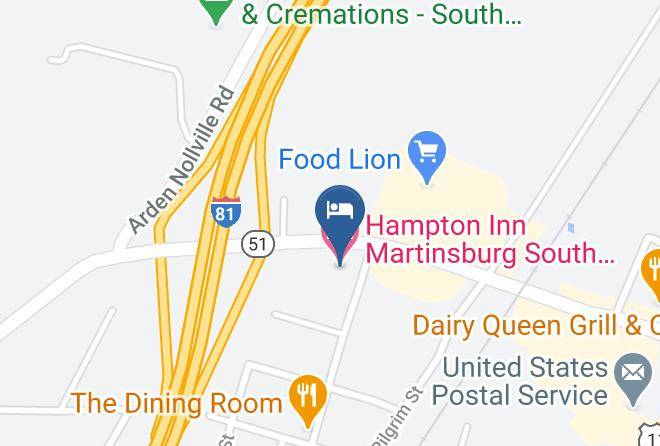 Berkeley - Hampton Inn Martinsburg South Inwood Maps