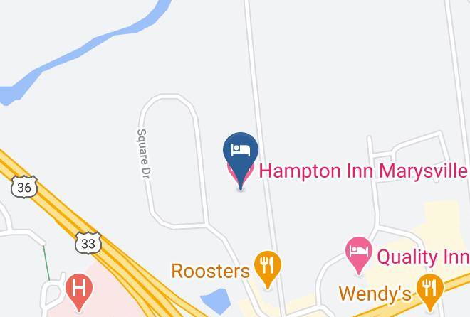 Union - Hampton Inn Marysville Maps